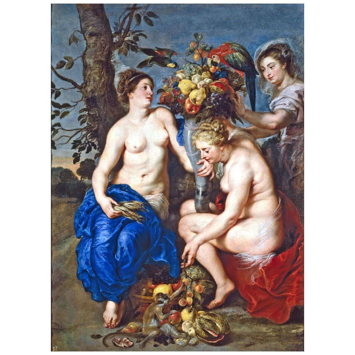  Frans Snyders, Peter Paul Rubens. Ceres with Two Nymphs. 1624. Museo del Prado