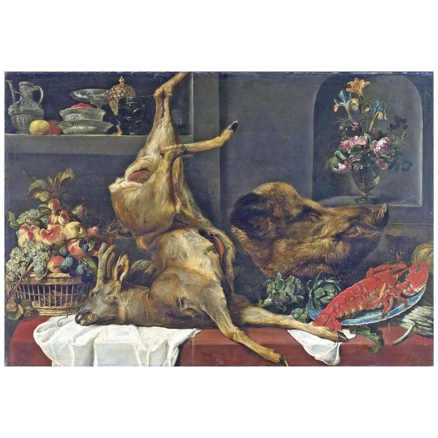  Frans Snyders. Still Life with Large Dead Game. 1628. Rijksmuseum Amsterdam