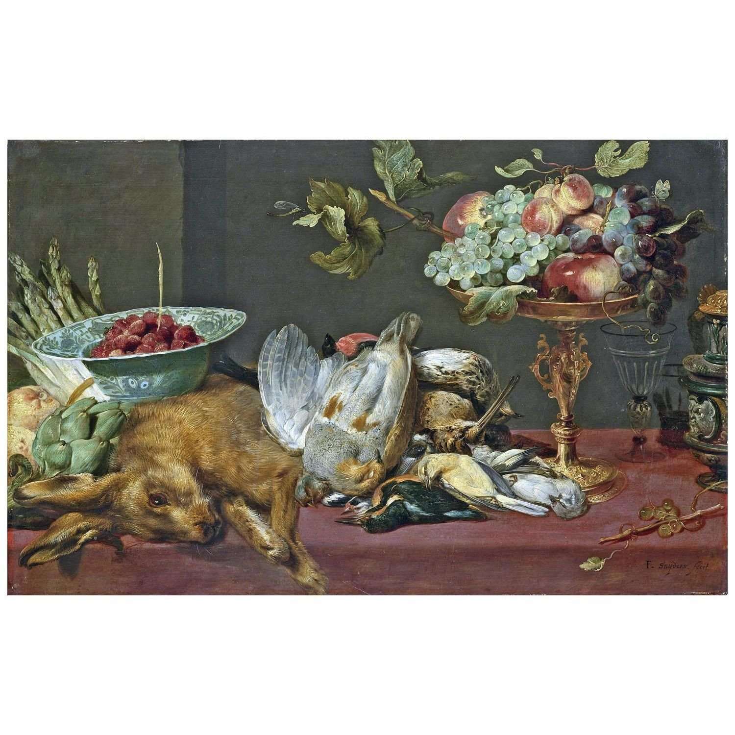  Frans Snyders. Still Life with Small Dead Game. 1628. Rijksmuseum Amsterdam