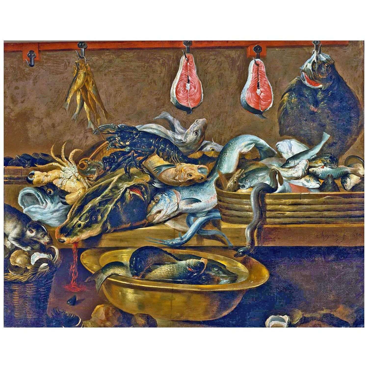  Frans Snyders. Fish Stand. 1630. Muzeum Narodowe, Warszawa