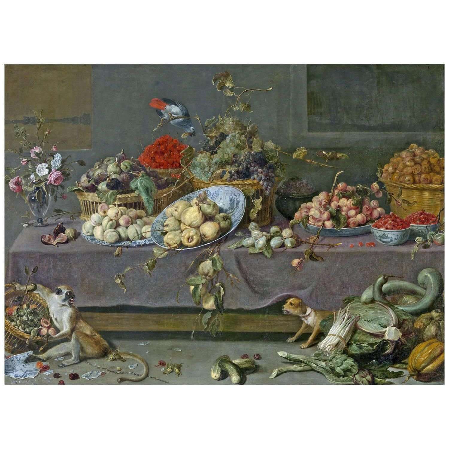  Frans Snyders. Flowers and Fruits. 1637. KMSK Antwerpen