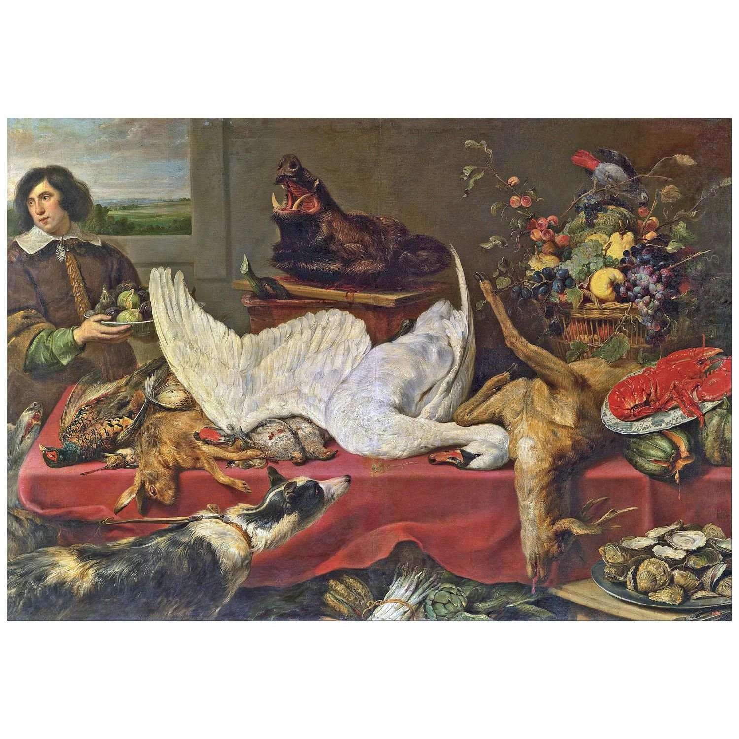  Frans Snyders. Still-Life with a Swan. 1640s. Pushkin Museum Moscow