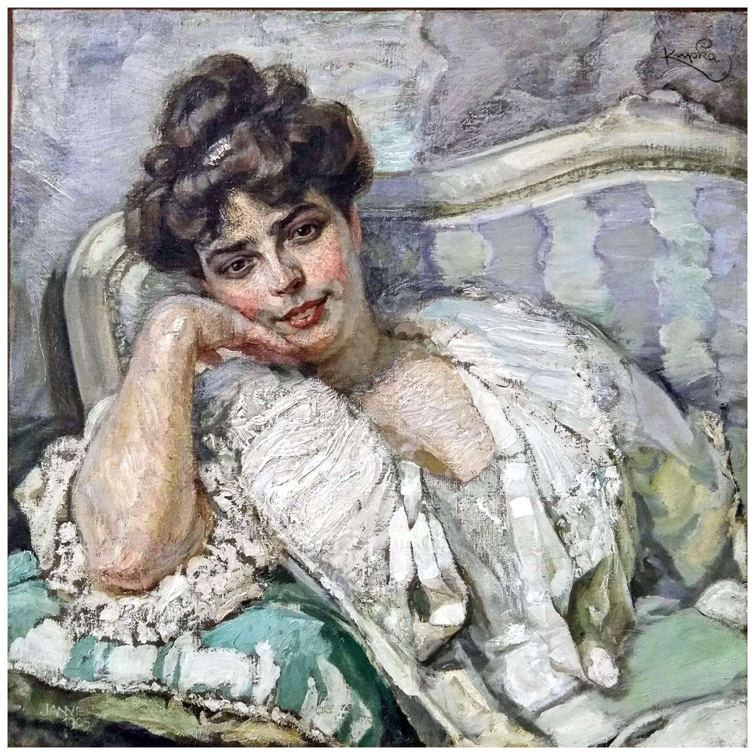  Frantisek Kupka. Artists Wife. 1905. N?rodn? galerie v Praze