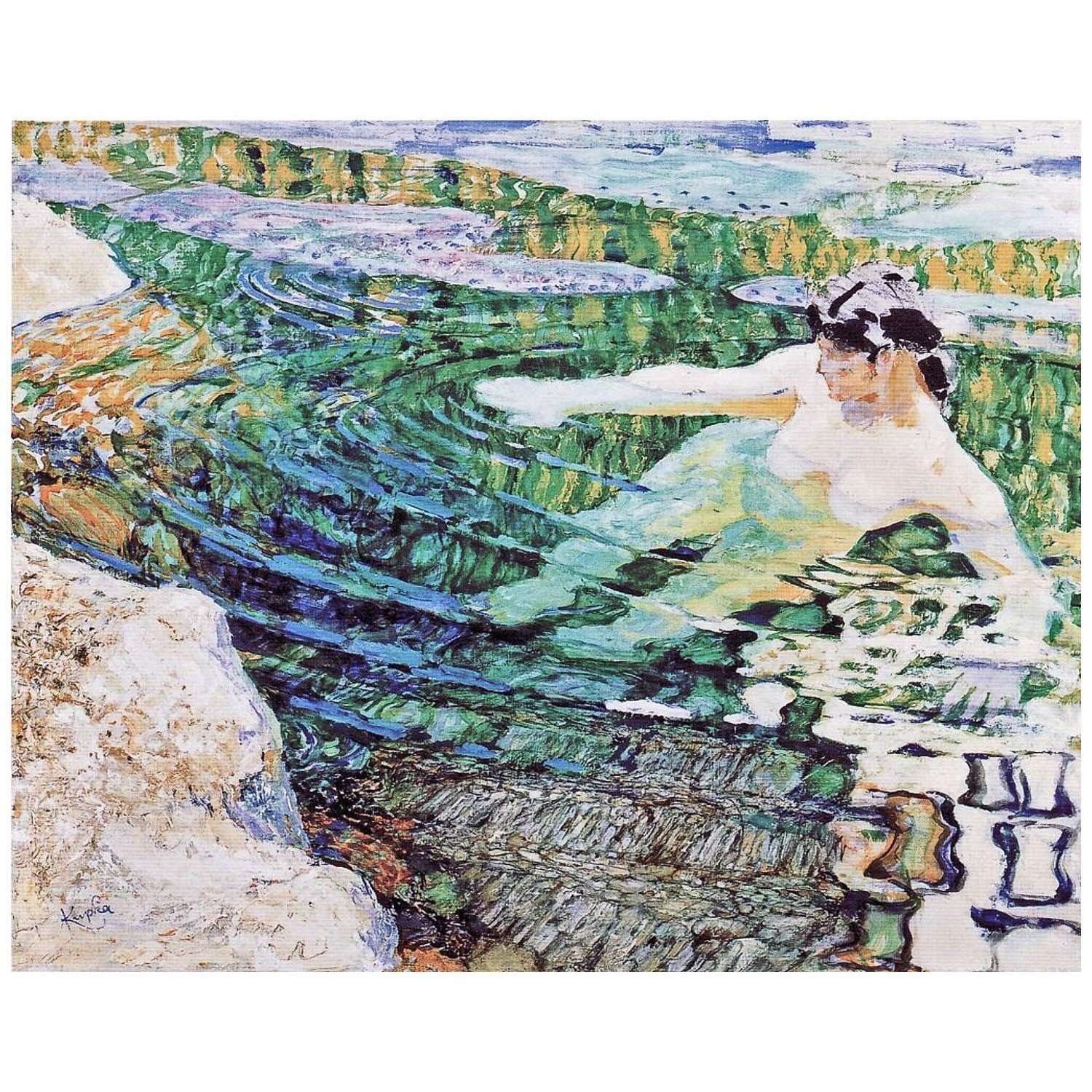  Frantisek Kupka. Water. The Bather. 1907. Centre Pompidou