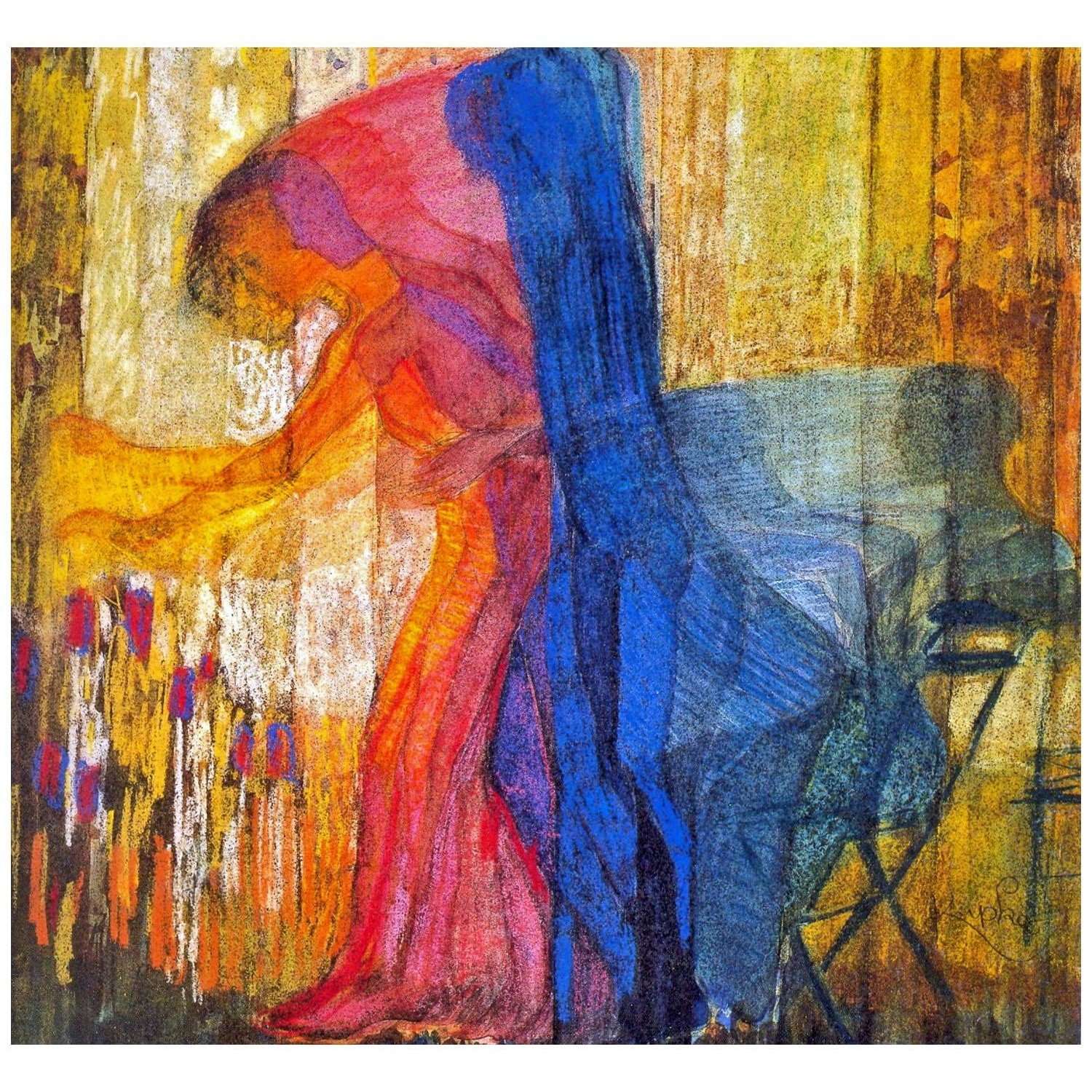  Frantisek Kupka. Girl Picking Flowers. 1909. Centre Pompidou Paris