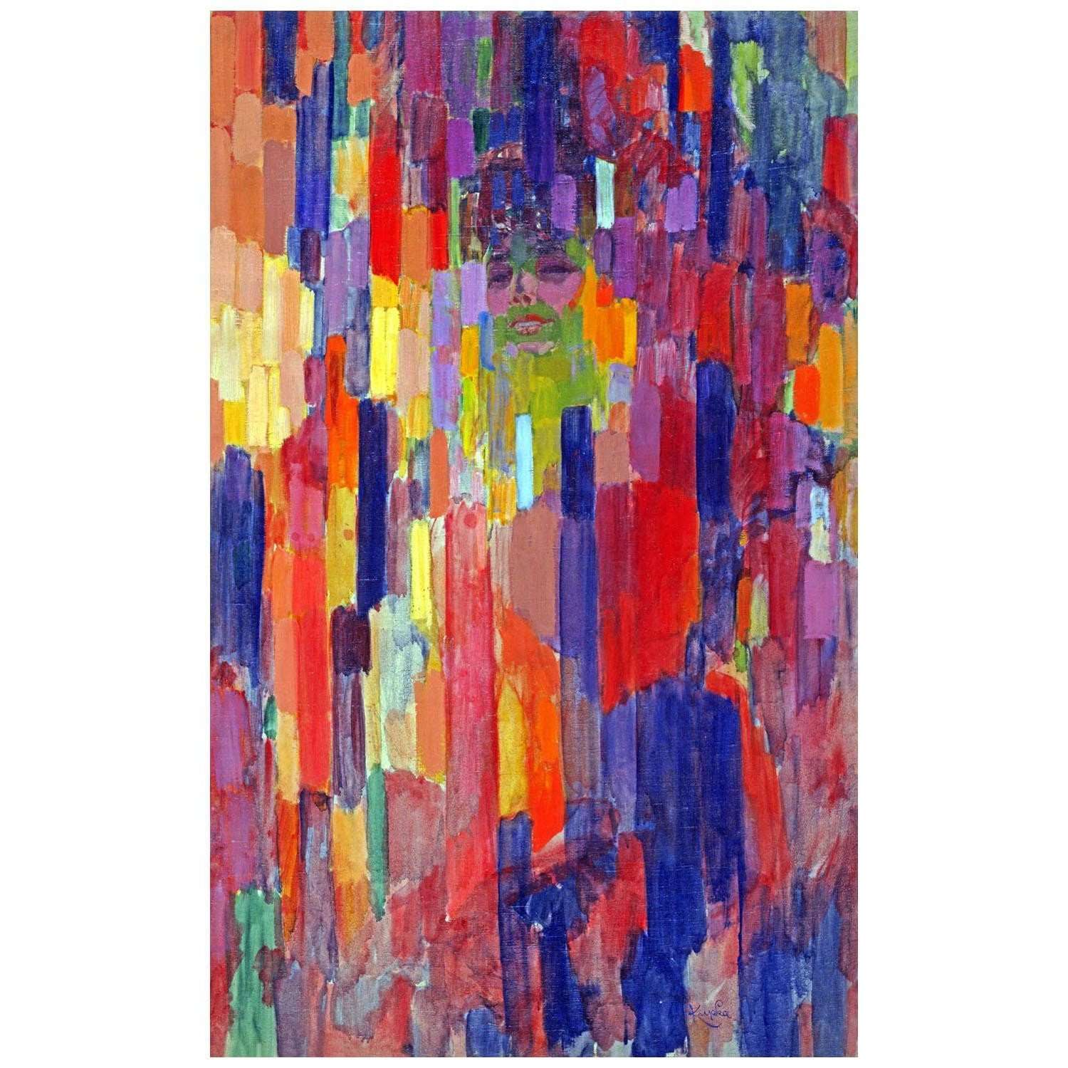  Frantisek Kupka. Mme Kupka among Verticals. 1910. MoMA New York