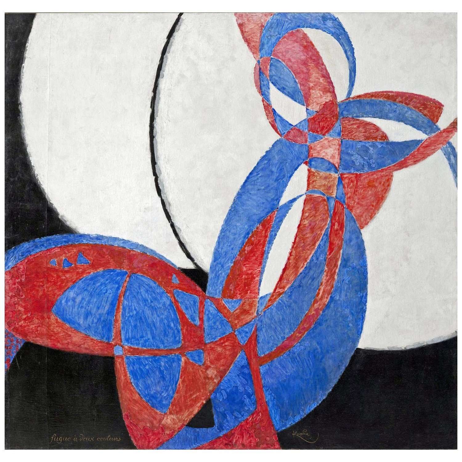  Frantisek Kupka. Amorpha. Fugue in Two Colors. 1912. N?rodn? galerie v Praze