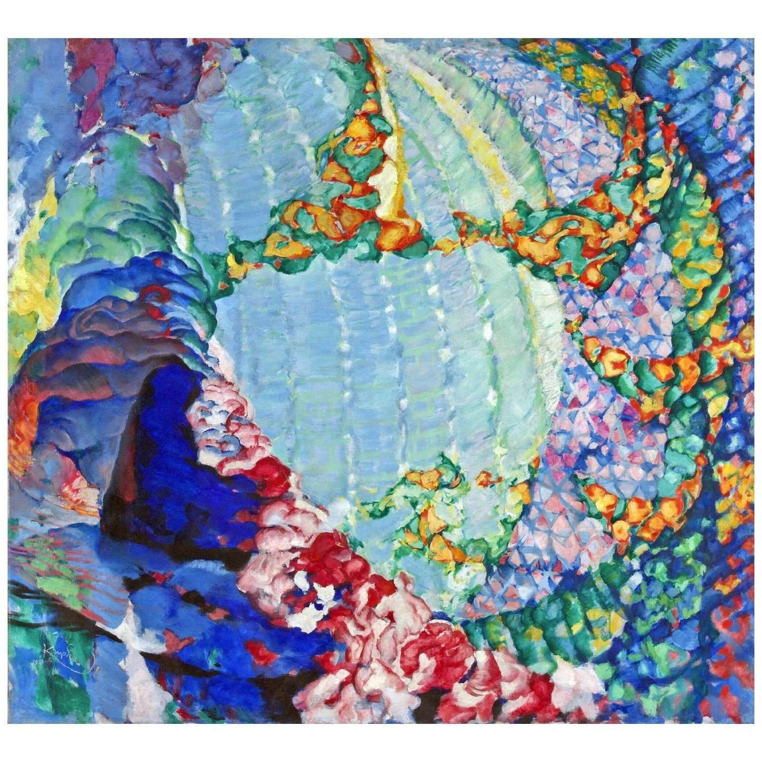  Frantisek Kupka. Cosmic Spring. 1913. N?rodn? galerie v Praze