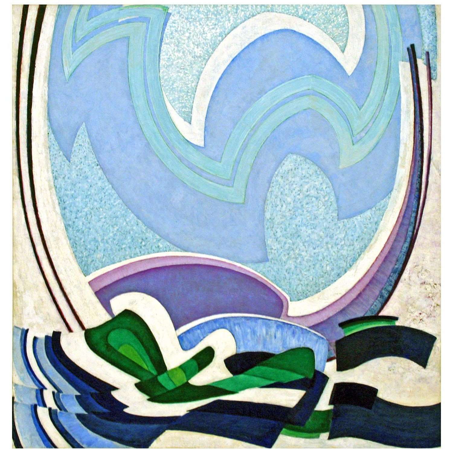  Frantisek Kupka. Blowing Blues. 1928. N?rodn? galerie v Praze