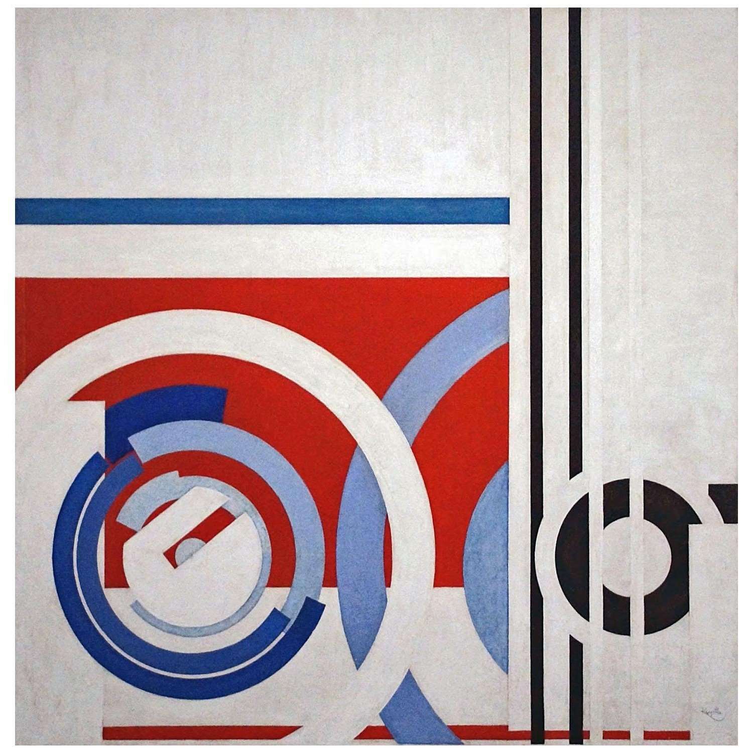  Frantisek Kupka. Circular and Rectilinear. 1937. N?rodn? galerie v Praze