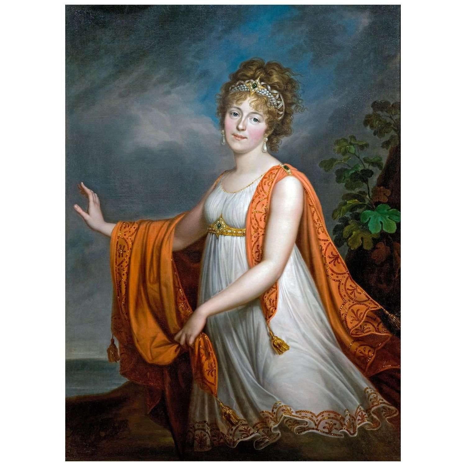   Gerhard von K?gelgen. Dorothea Prinzessin von Lieven. 1801. Privatsammlung