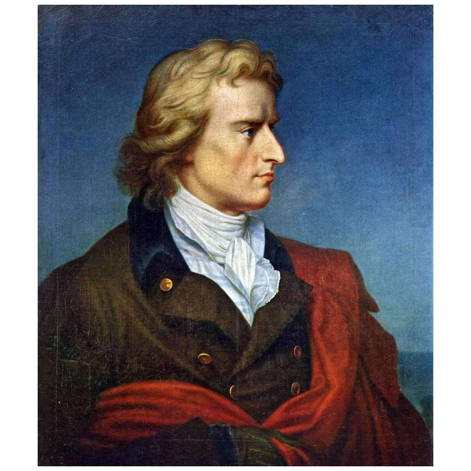   Gerhard von K?gelgen. Friedrich Schiller. 1808. Goethehaus Frankfurkt