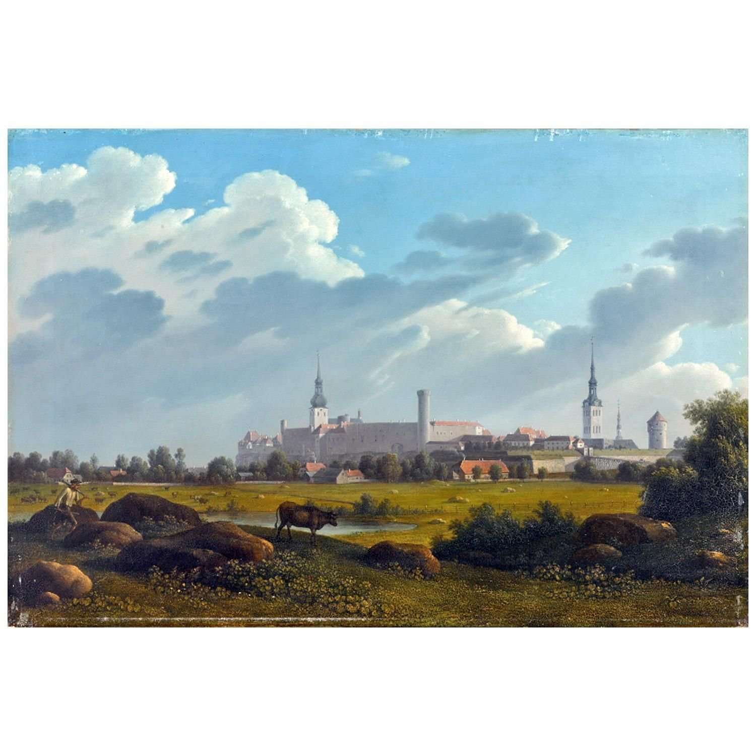   Karl von K?gelgen. Blick auf Tallinn. 1827. EKM Tallinn