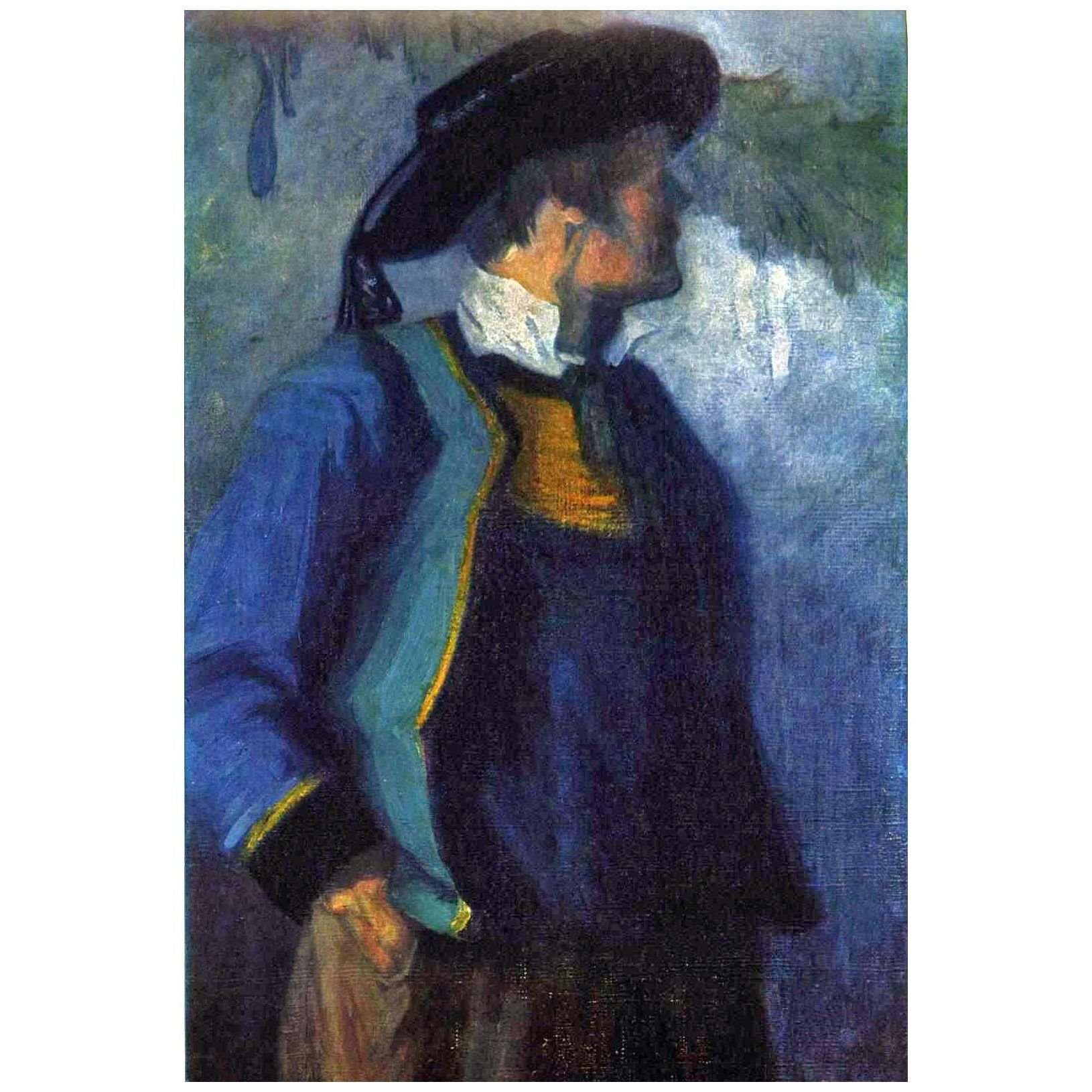  Franz Marc. Autoportrait et costume breton. 1904. Mathildenhohe Darmstadt