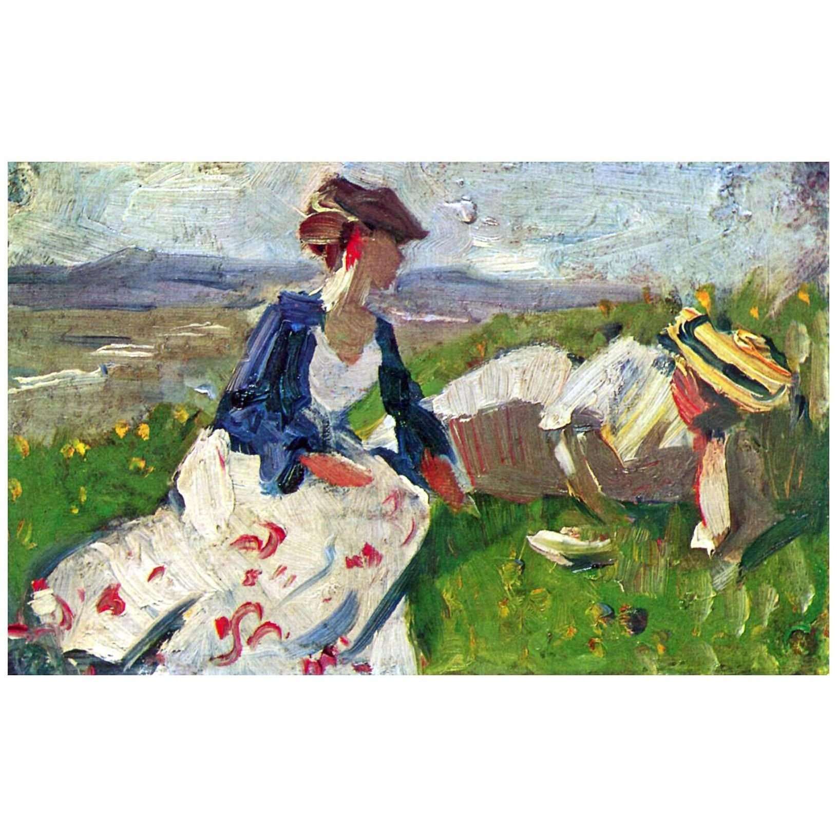  Franz Marc. Zwei Frauen am Berg, 1906. Galerie Stangl Munchen