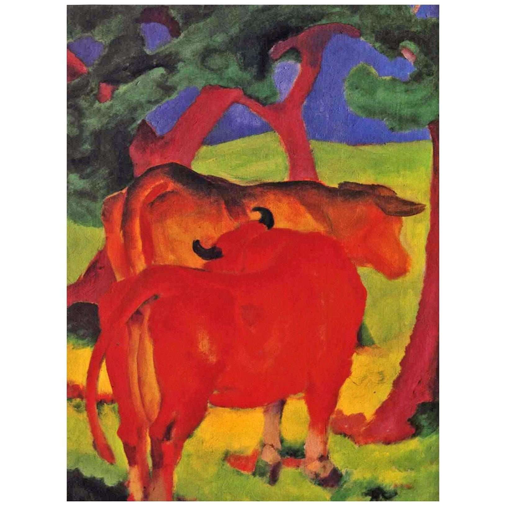  Franz Marc. K?he unter B?umen. 1910. Kunstmuseum Mulheim