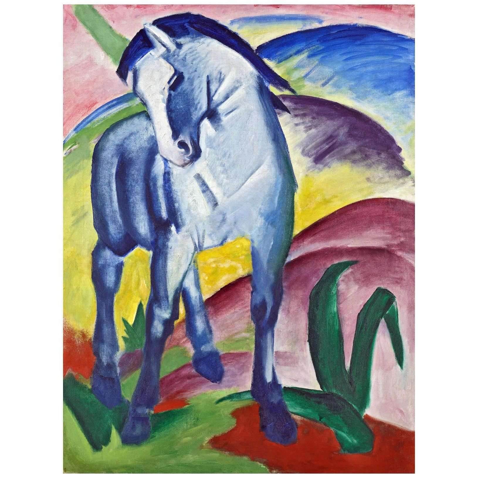  Franz Marc. Blaues Pferd. 1911. Lenbachhauas Munchen