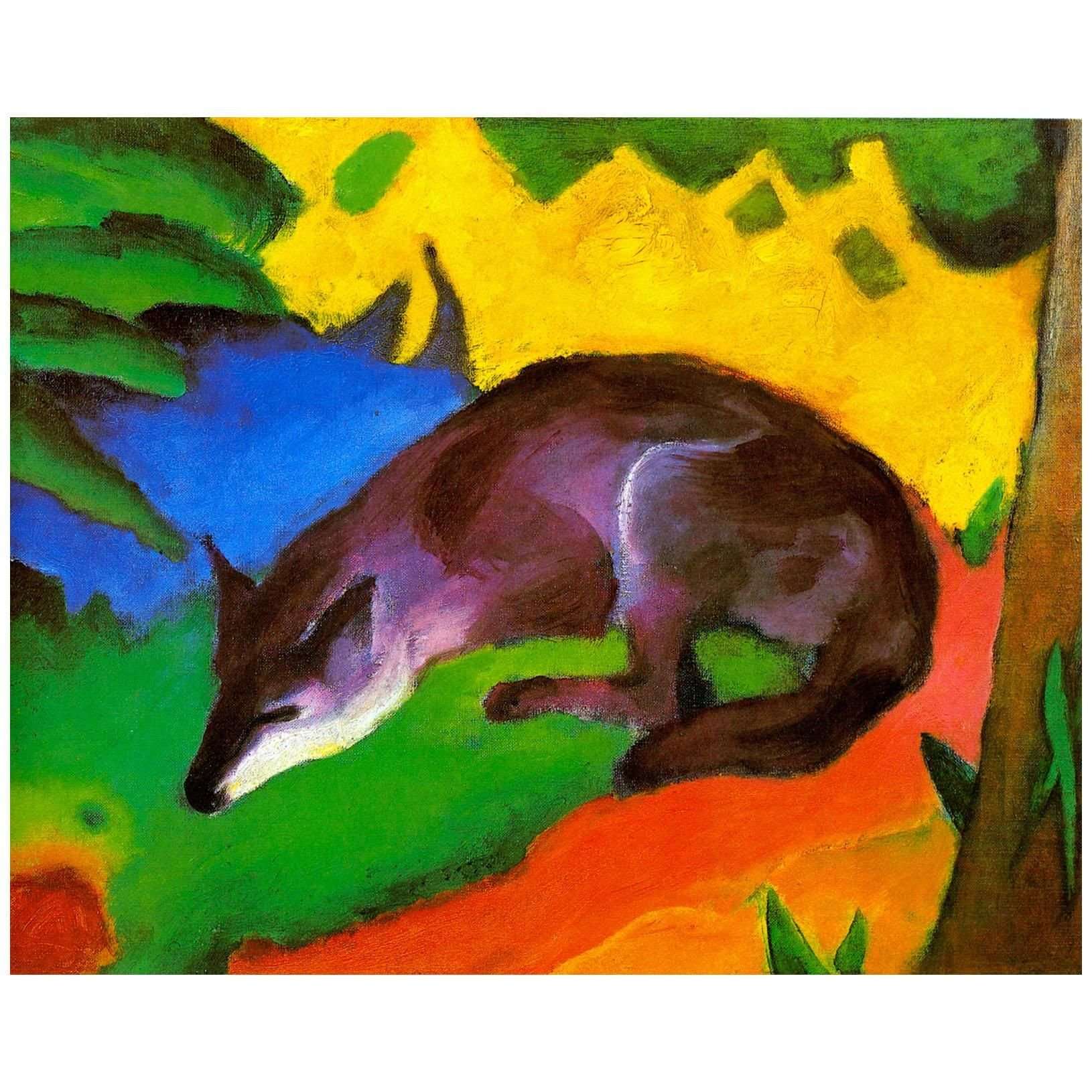  Franz Marc. Blauschwarzer Fuchs. 1911. Von der Heydt Museum Wuppertal