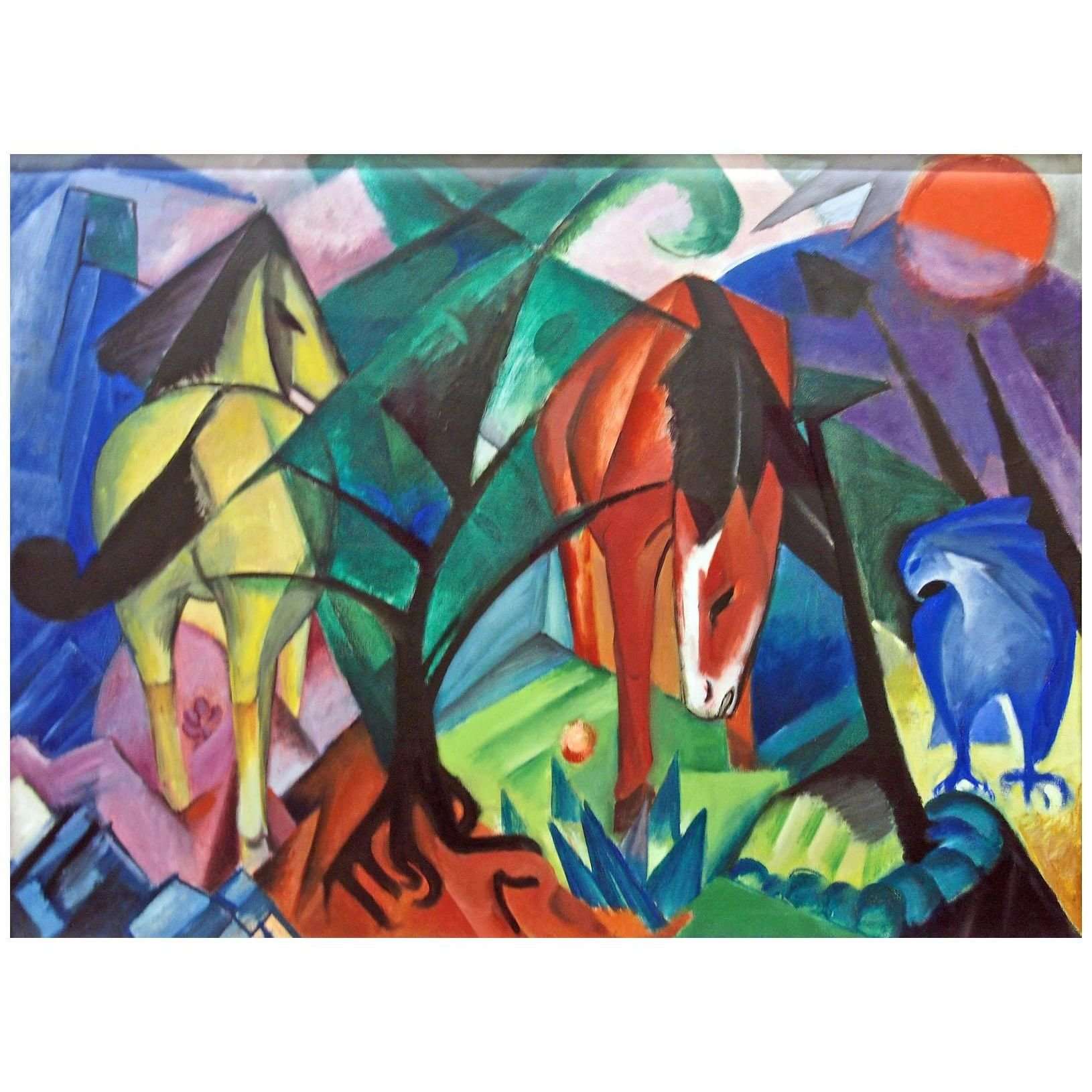  Franz Marc. Pferde und Adler. 1912. Sprengel Museum Hannover