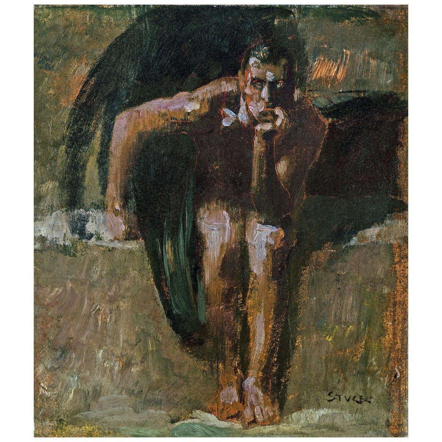  Franz von Stuck. Luzifer. 1890. Kunkel Gallery Munchen