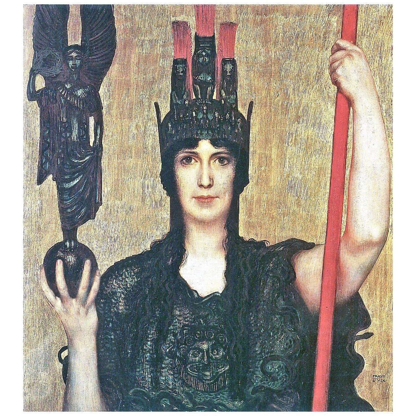  Franz von Stuck. Pallas Athena. 1898. Museum Georg Schafer Schweinfurt