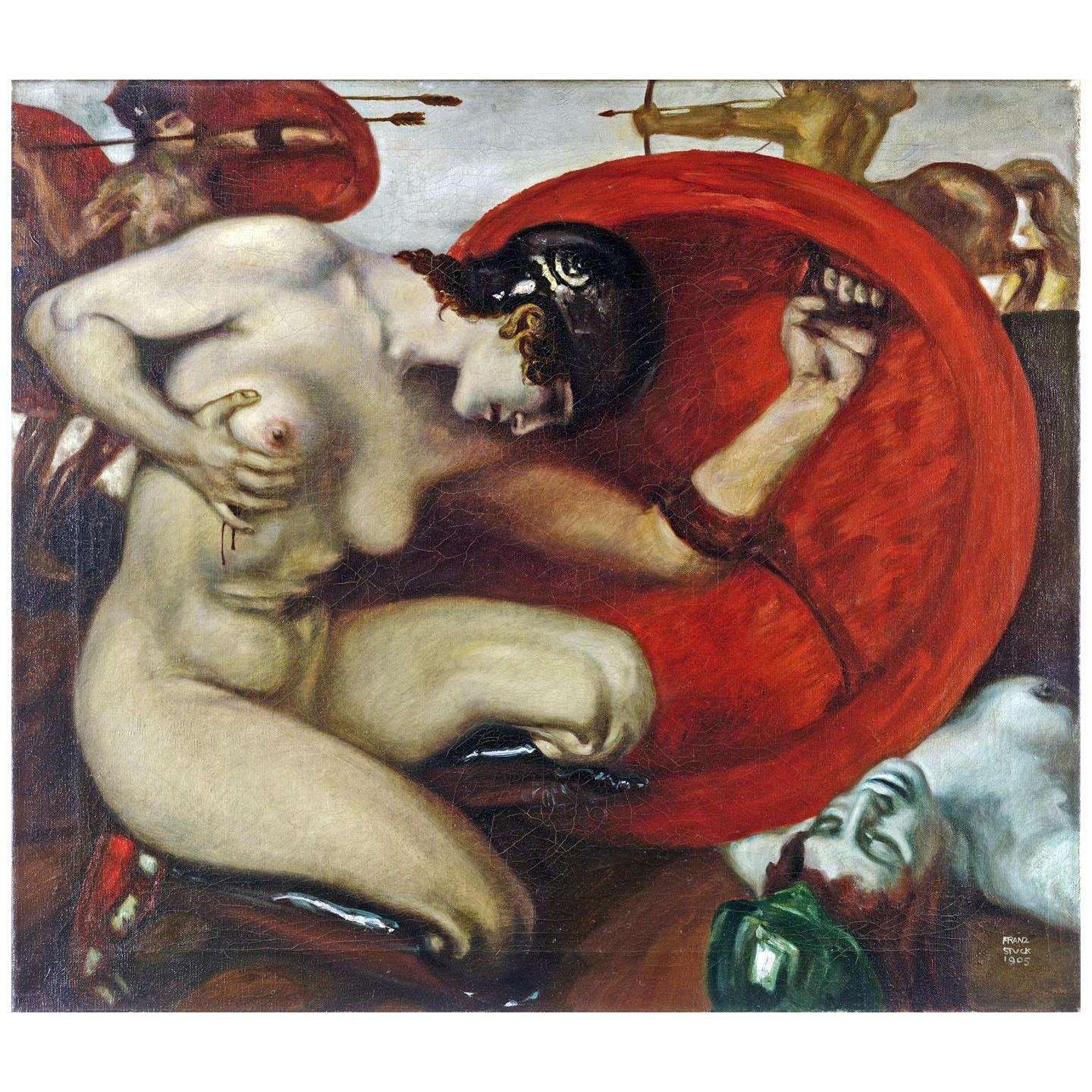  Franz von Stuck. Verwundete Amazone. 1905. Van Gogh Museum Amsterdam