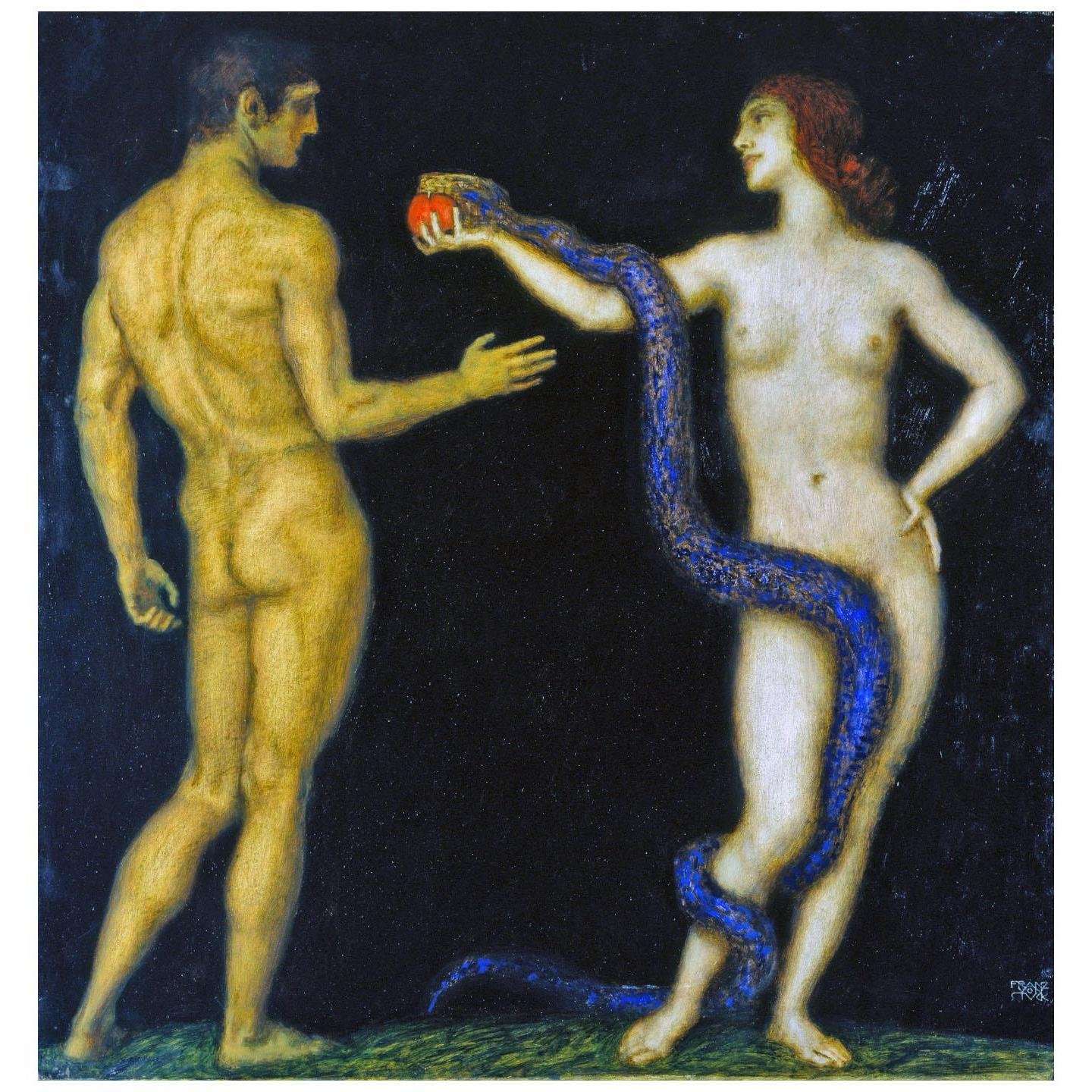  Franz von Stuck. Adam und Eva. 1925. Stadel Museum Frankfurt