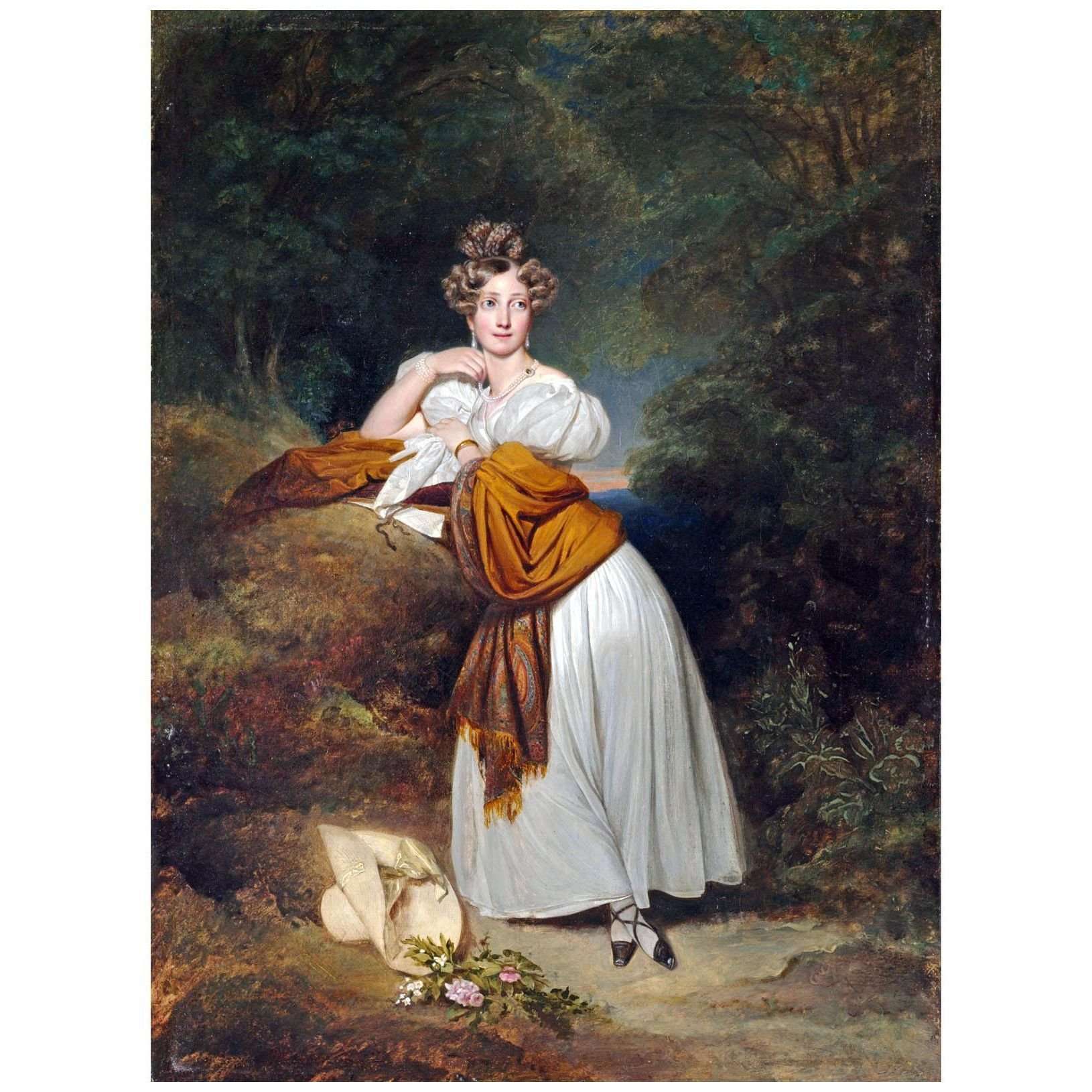   Franz Winterhalter. Markgraefin Sophie von Baden. 1831. Cleveland Museum of Art