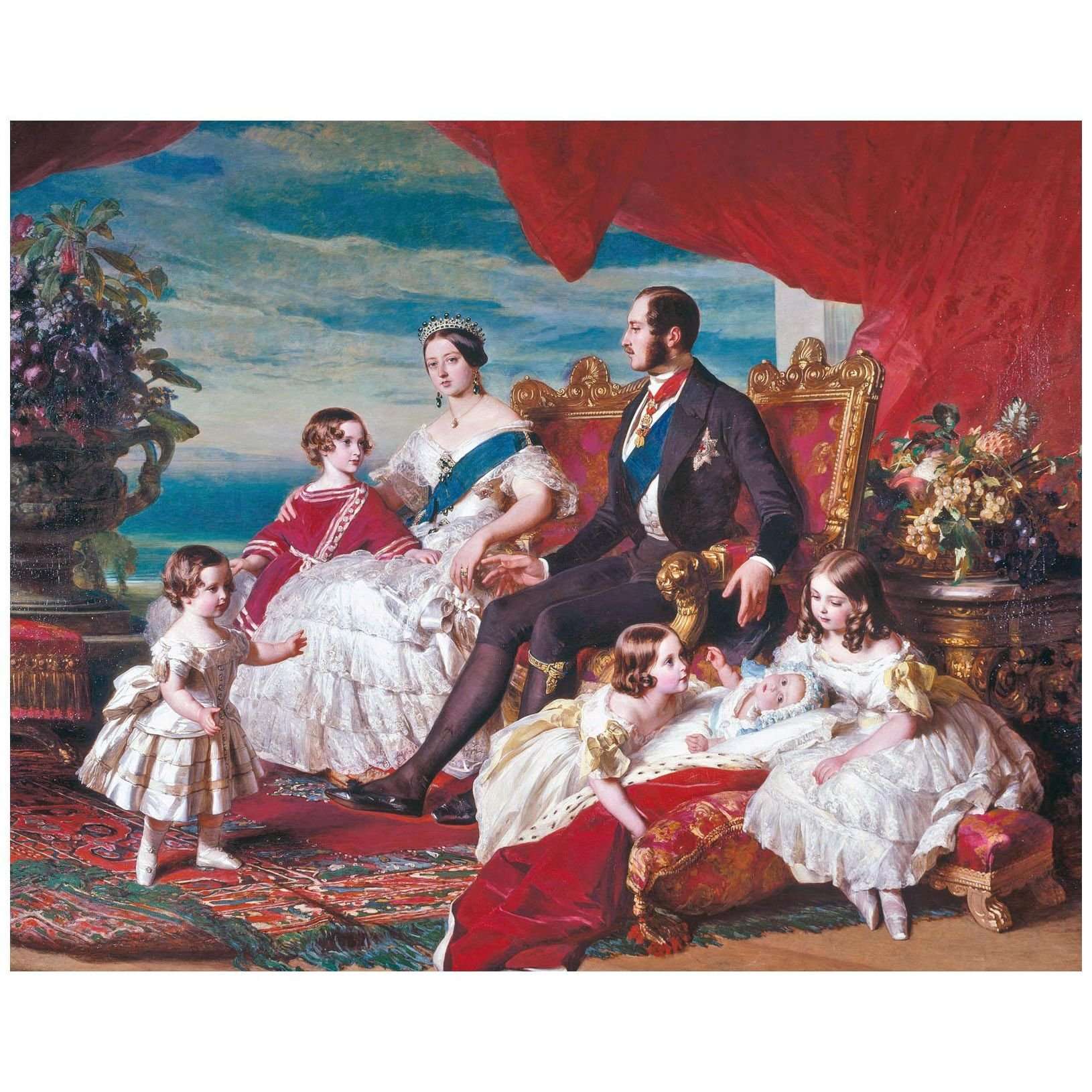   Franz Winterhalter. The Royal Family in 1846. Royal Collection London