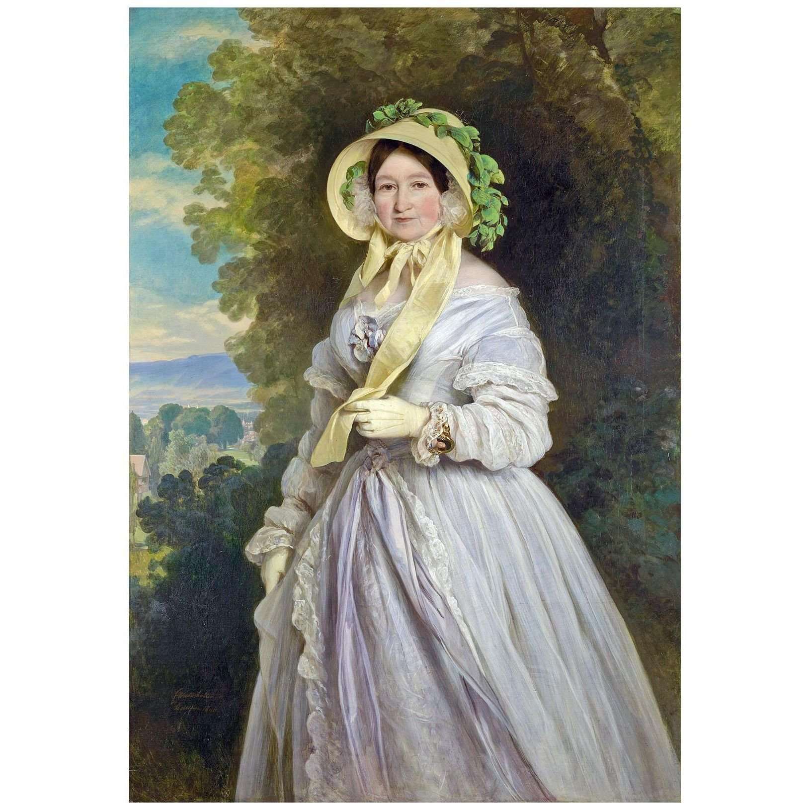   Franz Winterhalter. Grossherzogin Anna Fjodorowna. 1848. Royal Collection London