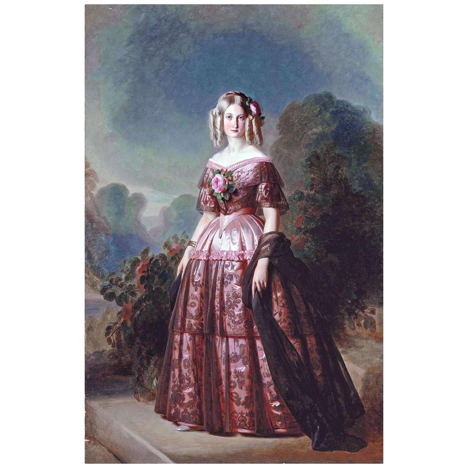   Franz Winterhalter. Prinzessin Marie Caroline de Bourbon. 1850. Musee de Versailles