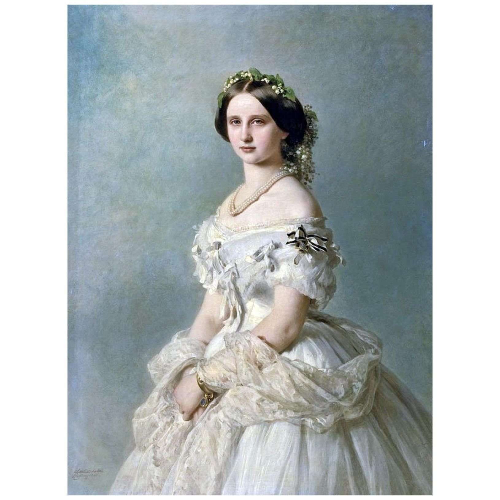   Franz Winterhalter. Luise von Baden, Prinzessen von Preussen. 1856. Pushkin Museum