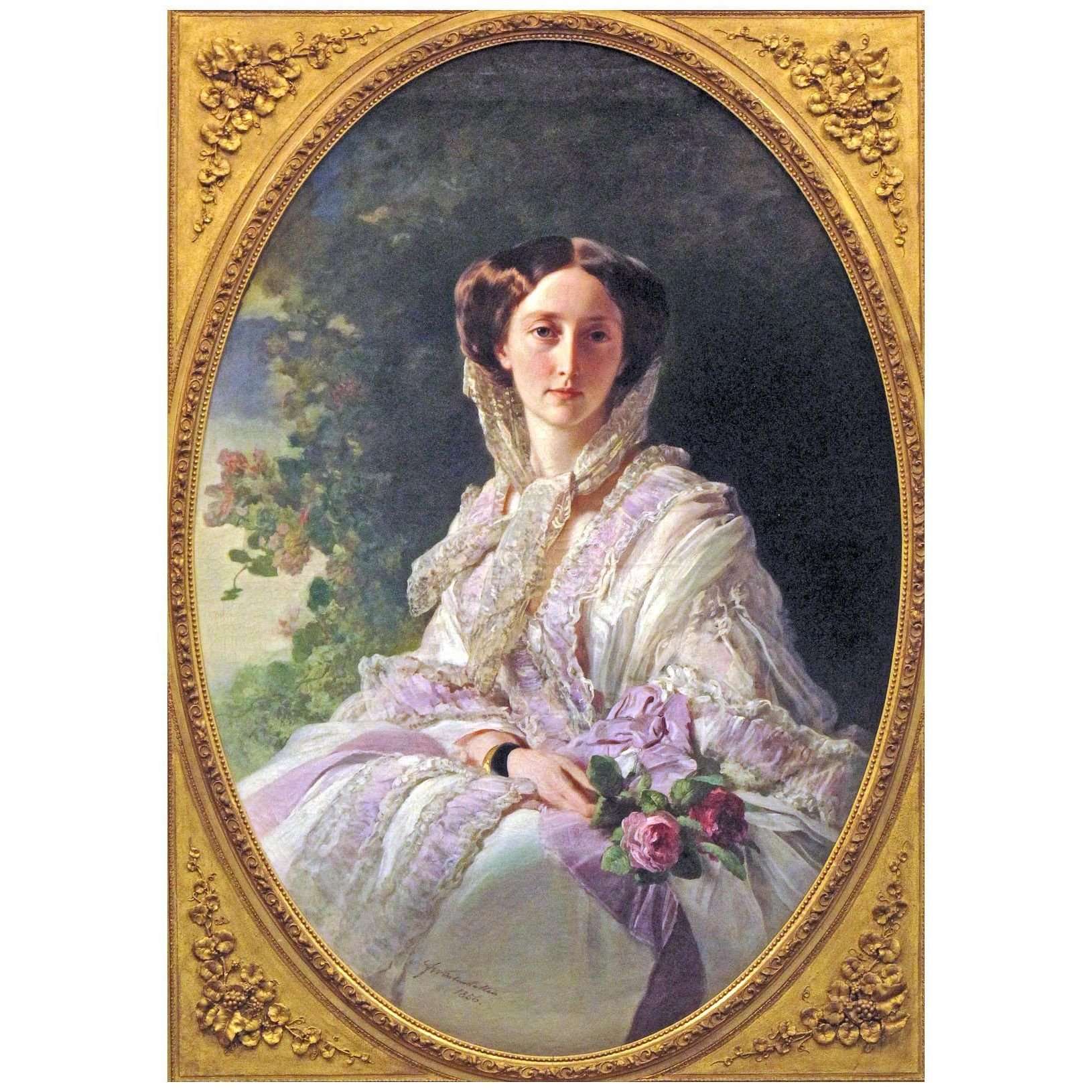   Franz Winterhalter. Prinzessin Olga Nikolajewna. 1856. Landesmuseum Stuttgart