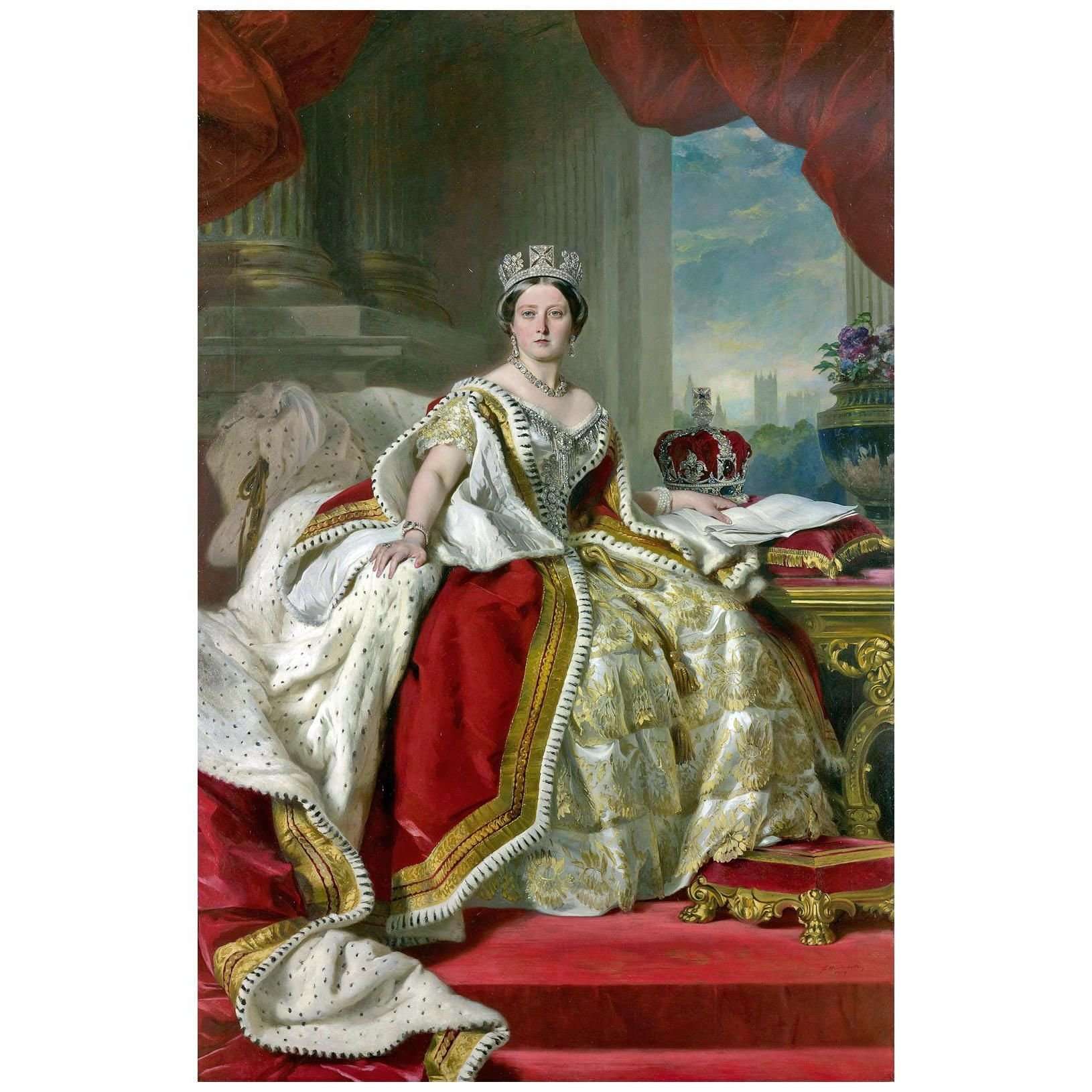  Franz Winterhalter. Queen Victoria. 1859. Royal Collection London