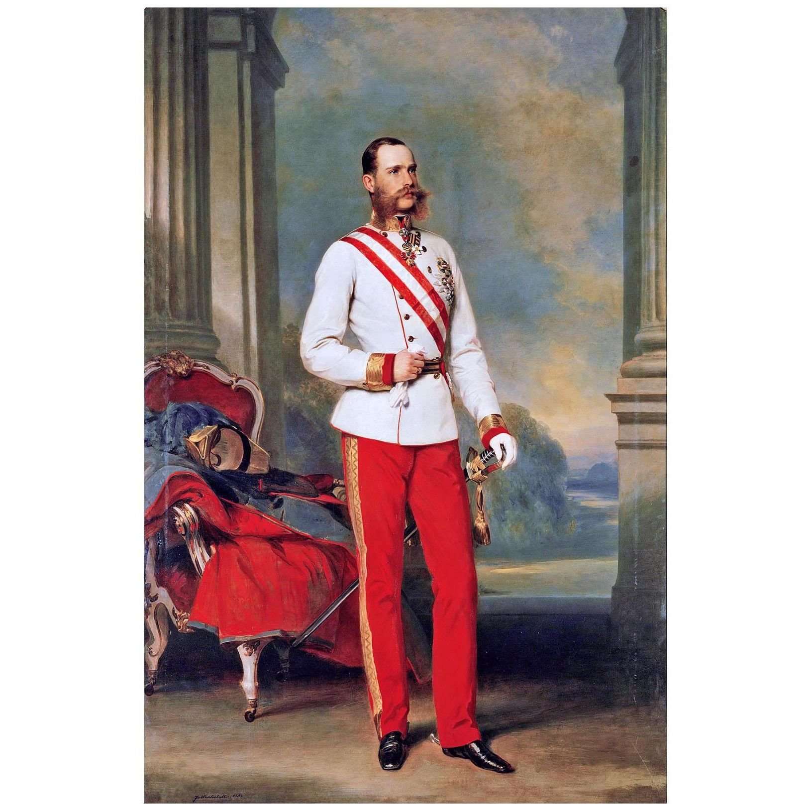   Franz Winterhalter. Kaiser Franz Joseph. 1865. Hofburg Wien