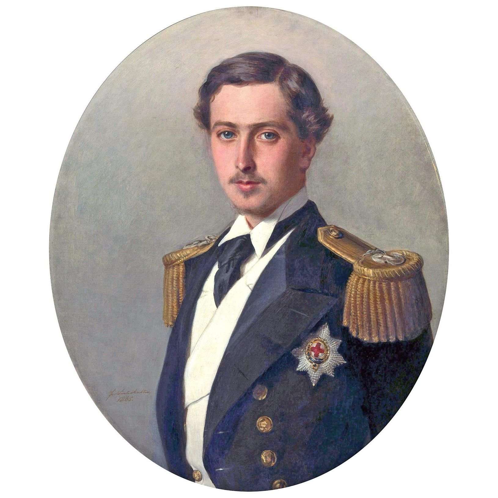   Franz Winterhalter. Prince Alfred, Duke of Edinburgh. 1865. Royal Collection London