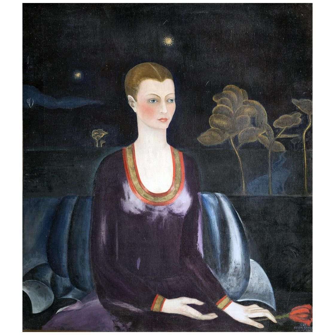  Frida Kahlo. Retrato de Alicia Galant. 1927. Museo Dolores Olmedo Mexico