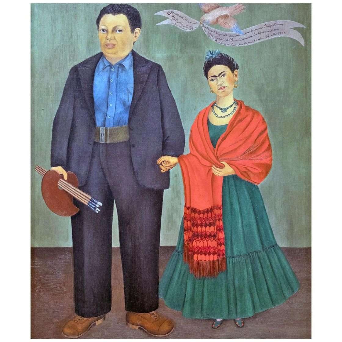  Frida Kahlo. Frieda y Diego Rivera. 1931. SFMOMA San Francisco