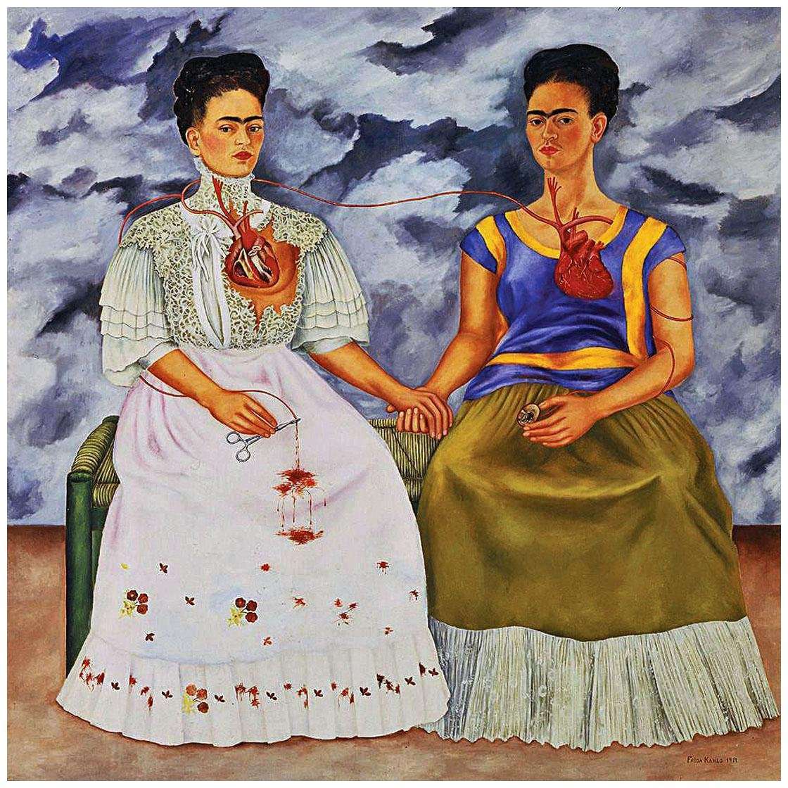  Frida Kahlo. Las dos Fridas. 1939. MAM Mexico