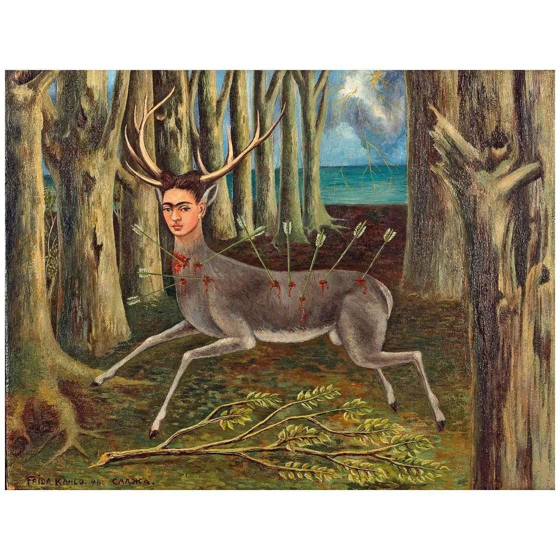  Frida Kahlo. El venado herido. 1946. Private collection