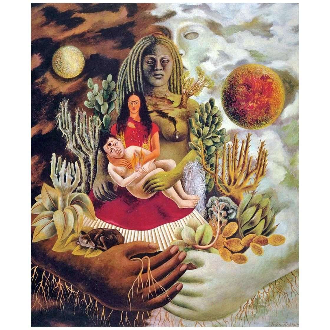  Frida Kahlo. El abrazo de amor de El Universo. 1949. Gelman Collection Mexico