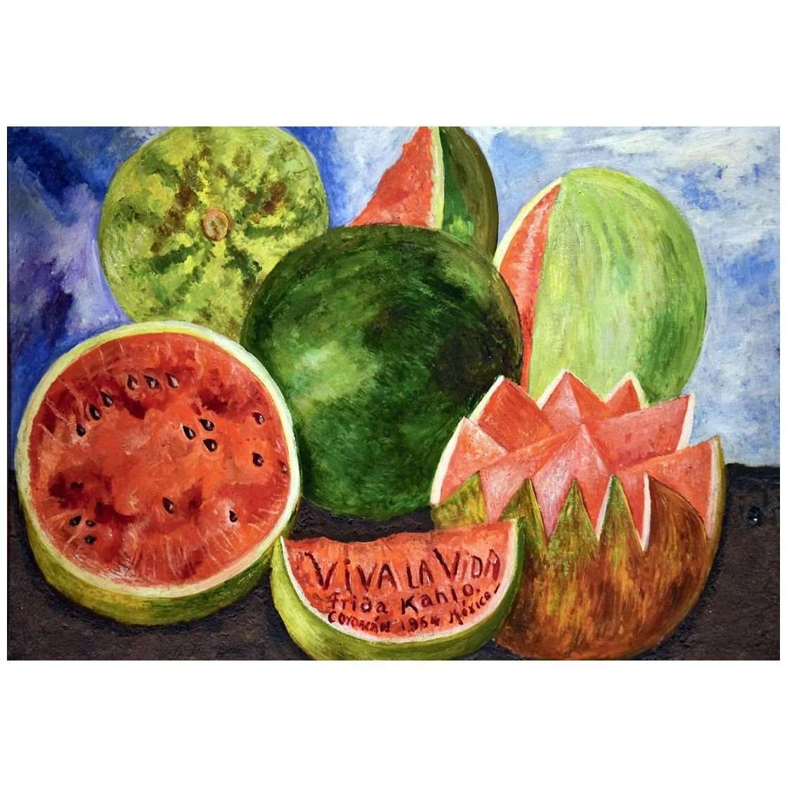  Frida Kahlo. Viva la Vida. 1954. Museum Frida Kahlo Mexico
