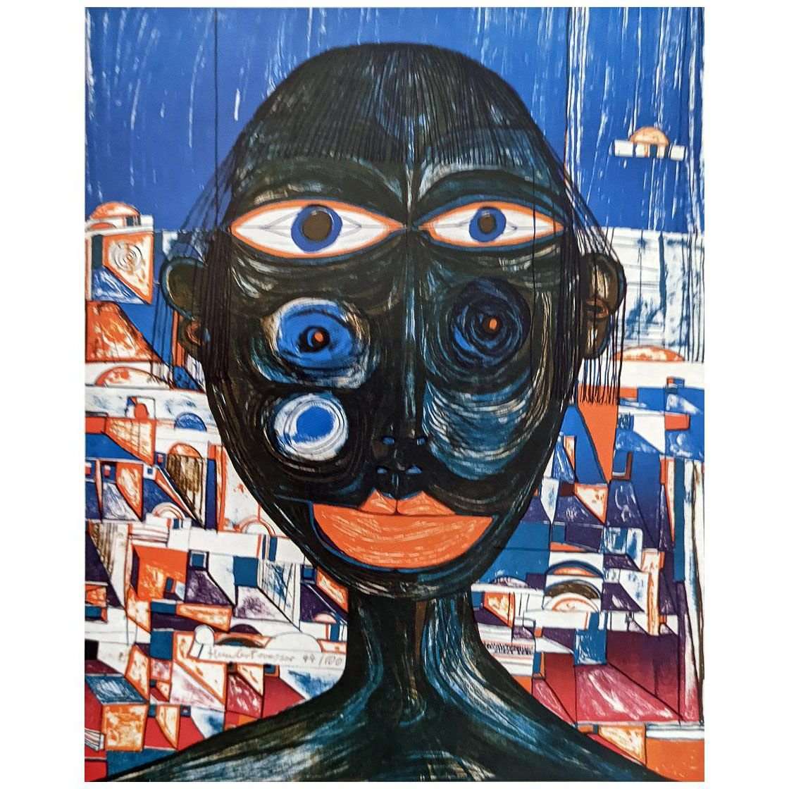  Friedensreich Hundertwasser. Die Araberin. 1955