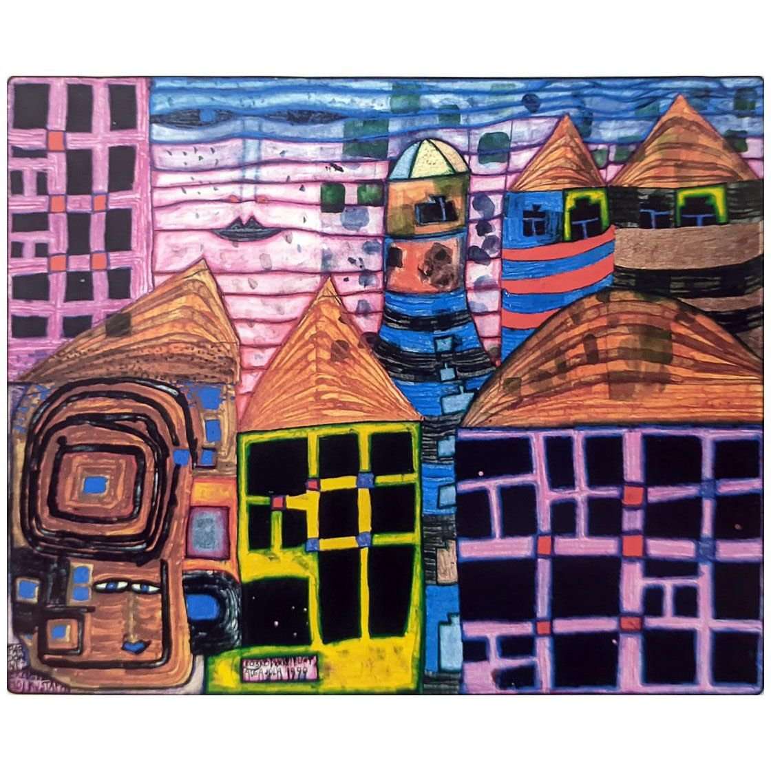  Friedensreich Hundertwasser. Pardonnez-moi, Mustafa. 1978