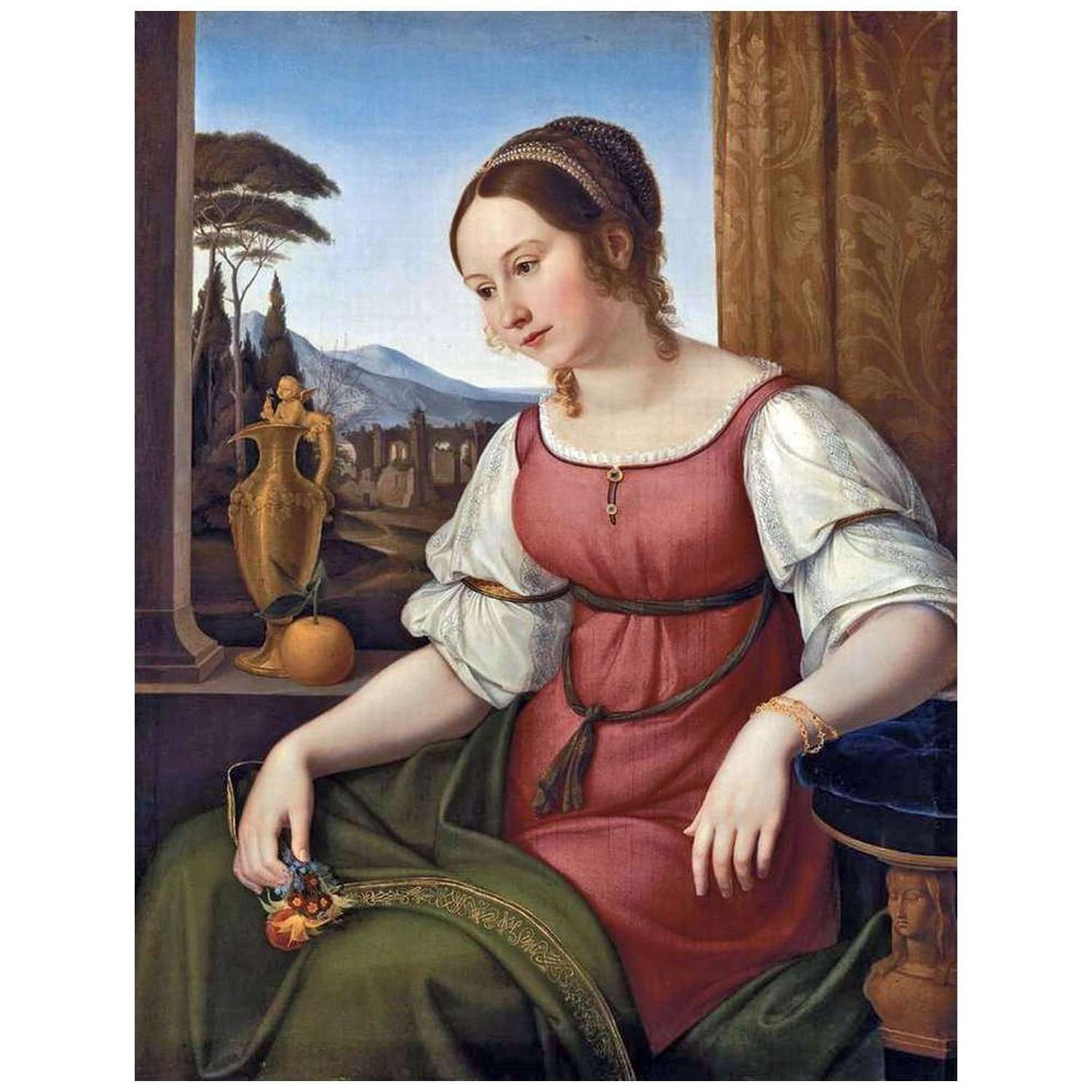  Wilhelm Schadow. Angelina Magtti. 1818. Neue Pinakothek Munchen