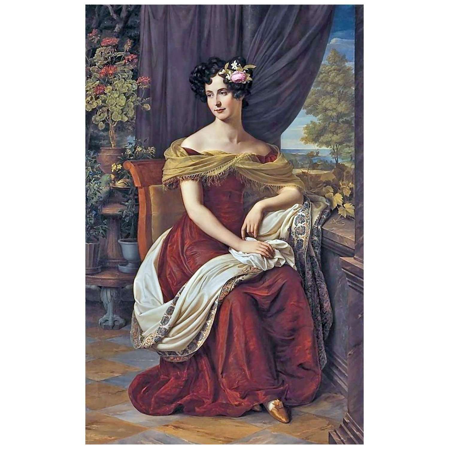  Wilhelm Schadow. Fanny Ebers. 1827. Neue Pinakothek Munchen