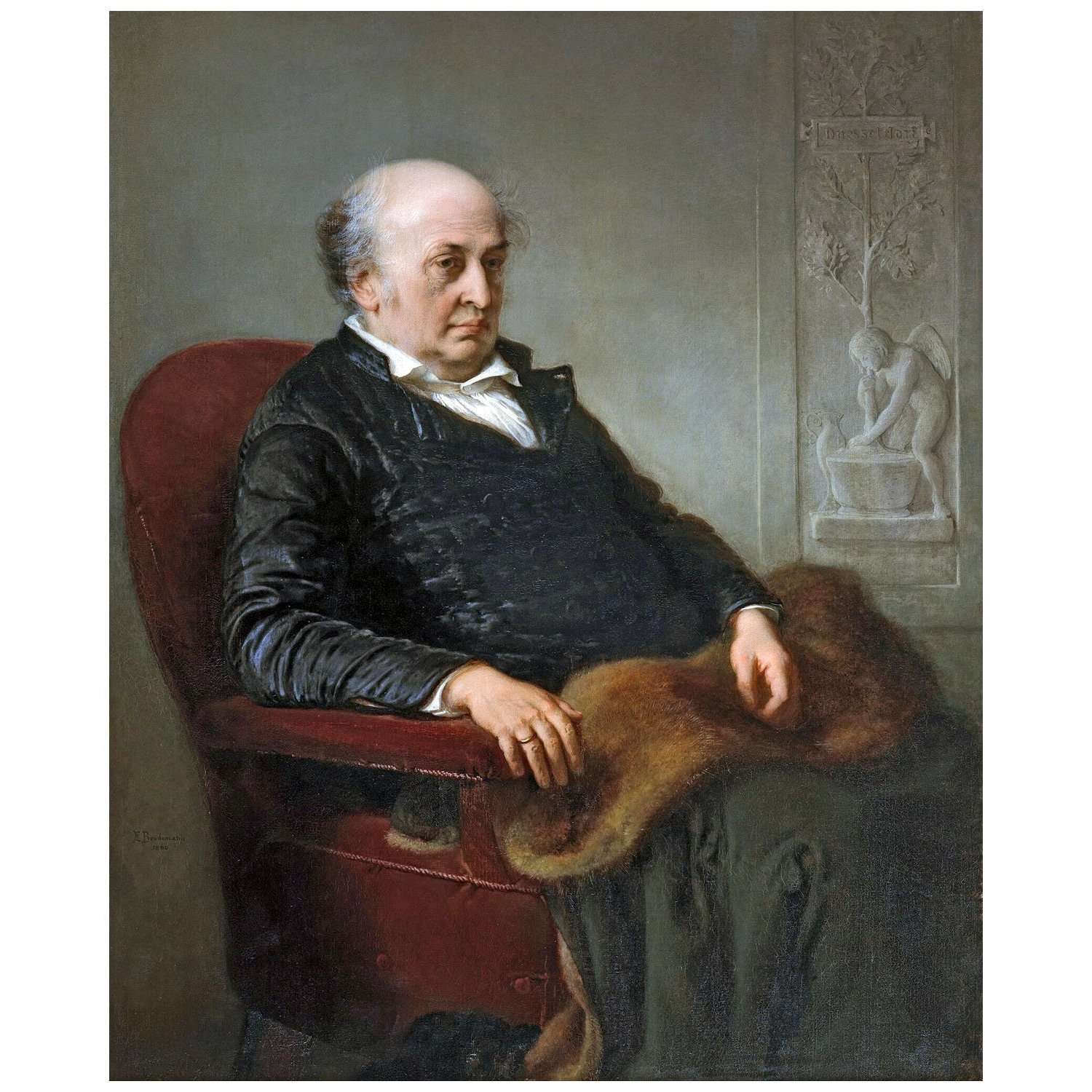  Eduard Bendemann. Der Maler Wilhelm von Schadow. 1850. KMSK Antwerpen