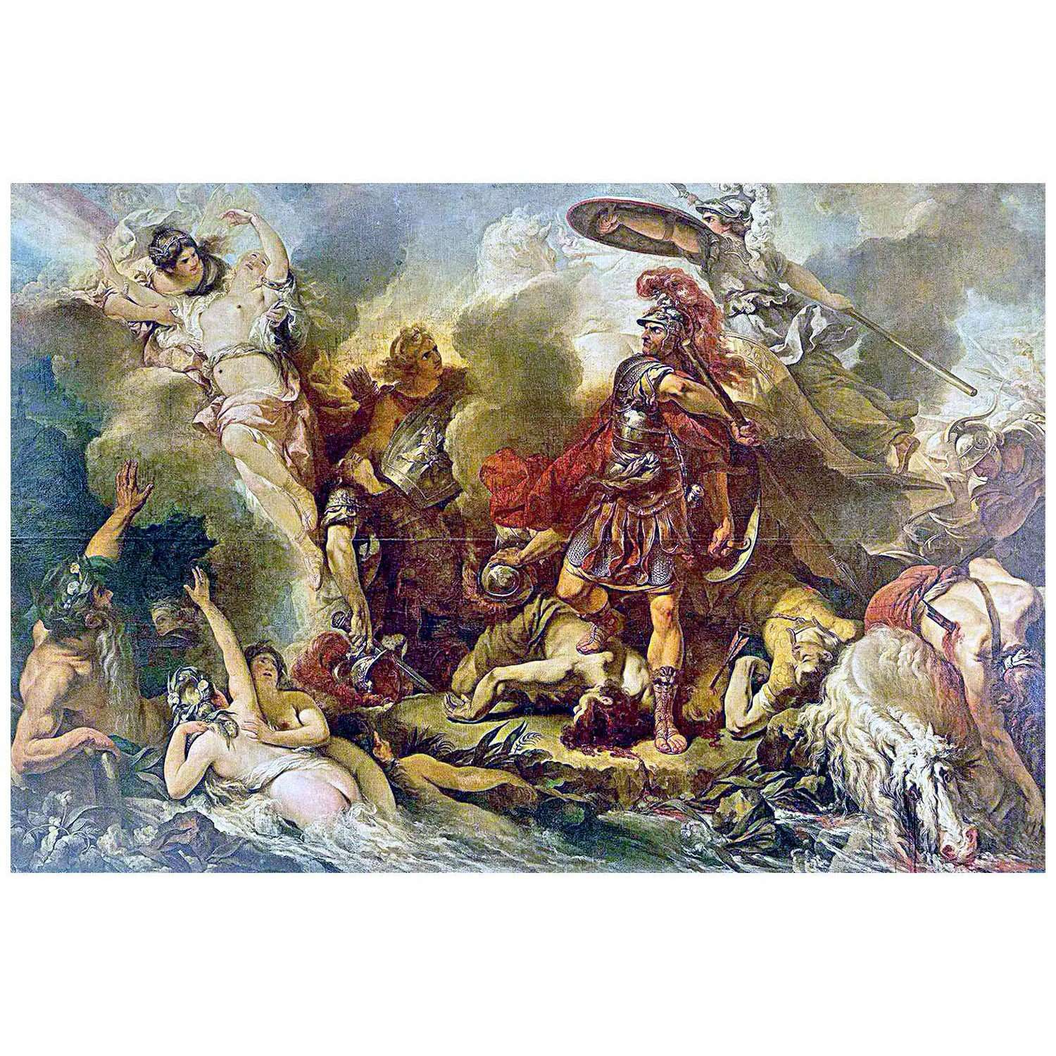 - Gabriel-Francois Doyen. V?nus bless?e par Diom?de. 1761. Musee de lErmitage