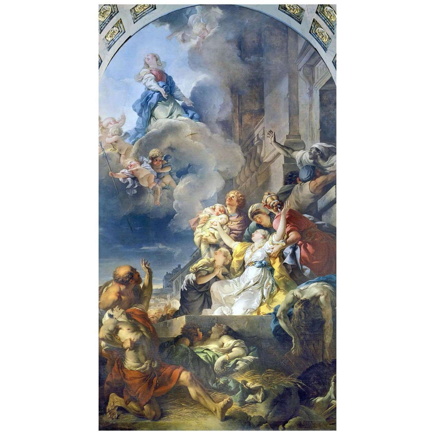 - Gabriel-Francois Doyen. Miracles des Ardents. 1767. ?glise Saint-Roch Psris