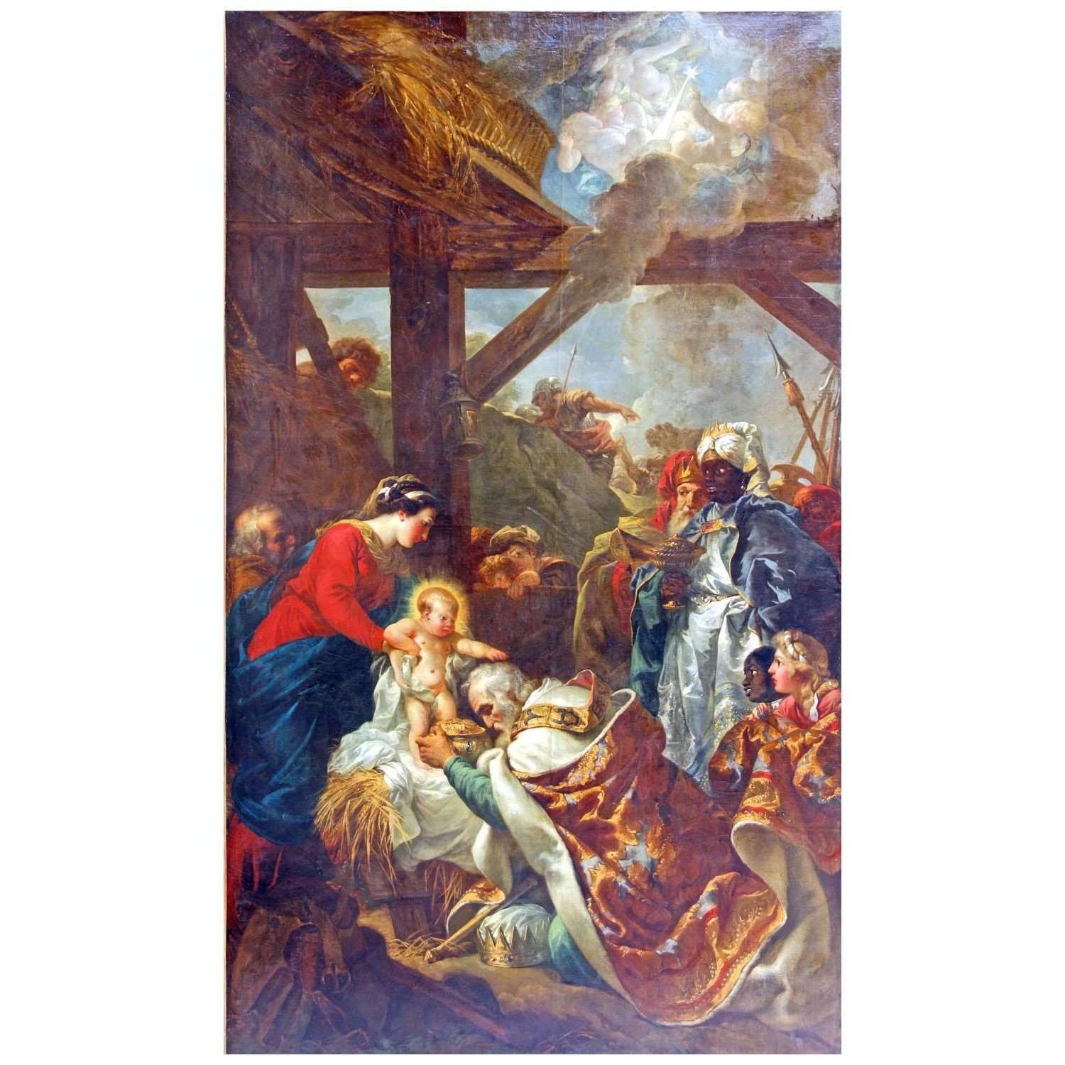 - Gabriel-Francois Doyen. L'adoration des mages. 1767. Eglise Mitry Mory, Paris
